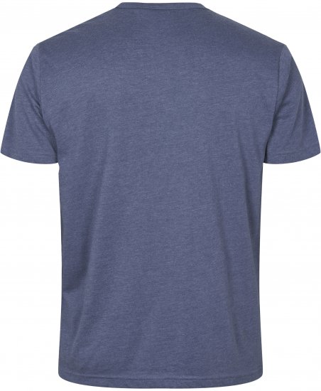 North Latitude Denim Printed T-Shirt Blue Melange TALL - TALL T-shirts - TALL T-Shirts Heren