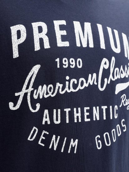 Jack & Jones Alex T-Shirt Donkerblauw - T-shirts - Grote Maten T-shirts Heren