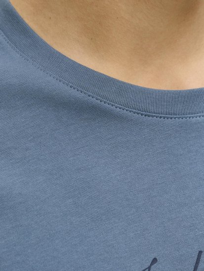 Jack & Jones Dover Denim O-Neck T-Shirt Grey - T-shirts - Grote Maten T-shirts Heren