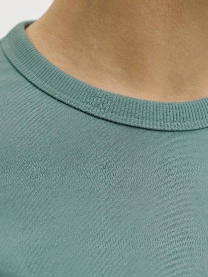 Jack & Jones College Logo Crew Neck T-Shirt Turquoise - T-shirts - Grote Maten T-shirts Heren