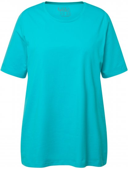 Ulla Popken Essential Round Neck Stretch Tee Black - T-shirts - 