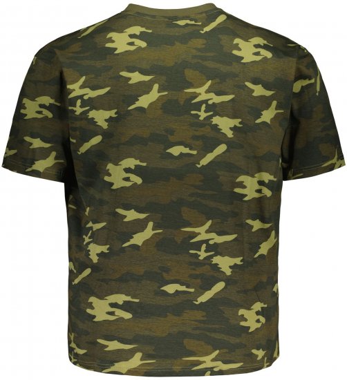 Big Bones X2175 Camo T-Shirt Green - T-shirts - Grote Maten T-shirts Heren