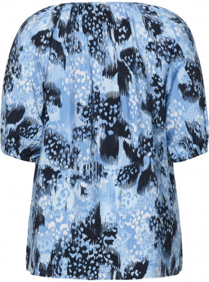 Kaffe Curve Aliana Tunic Blue Flower Animal - Tunieken - 