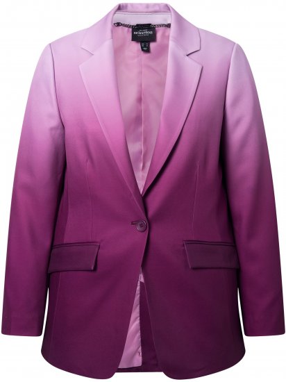 Ulla Popken Blazer Met Kleurverloop Berry - Blazers - 