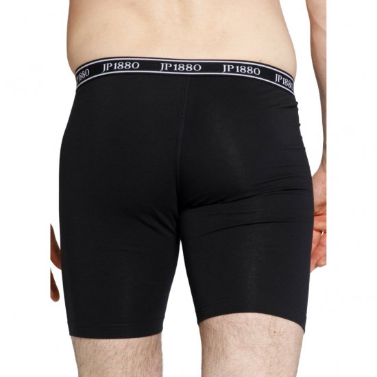 JP1880 Boxers Flexnamic OEKO-TEX Long Black - Ondergoed & zwem - Grote Maten Ondergoed Heren