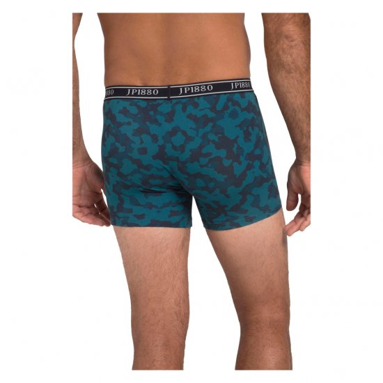 JP1880 Boxershorts Flexnamic OEKO-TEX Mid 2-Pack Blue - Ondergoed & zwem - Grote Maten Ondergoed Heren