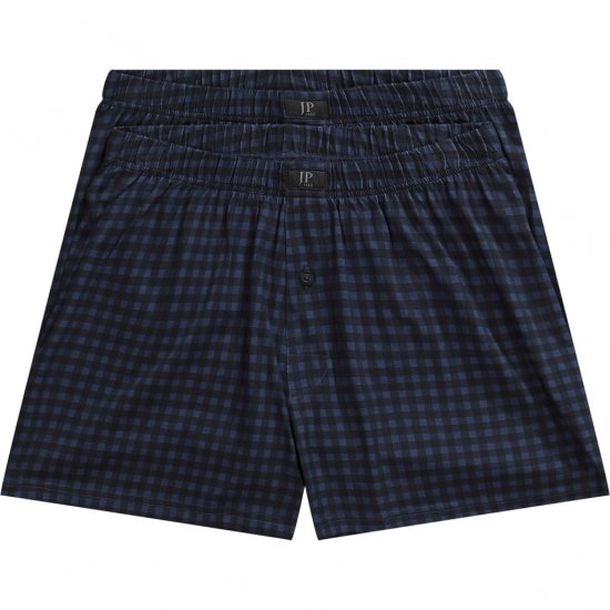JP1880 Boxershorts OEKO-TEX 2-Pack Navy - Ondergoed & zwem - Grote Maten Ondergoed Heren