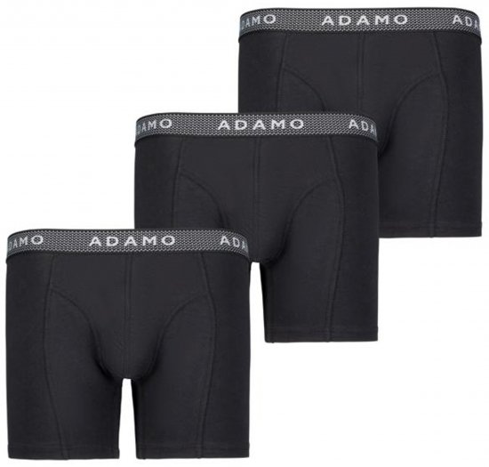 Adamo Jerry Maxi Boxers 702 Black 3-pack - Ondergoed & zwem - Grote Maten Ondergoed Heren