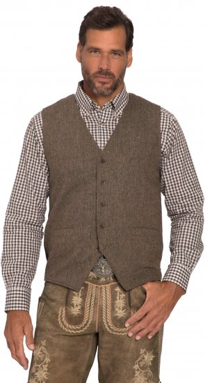 JP1880 Vest Tweed Wool Blend Traditional Light Brown - Feestkleding - Feestkleding – Vier in stijl en comfort