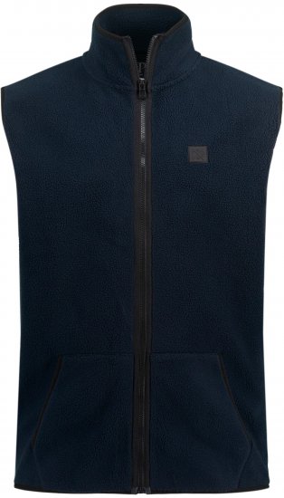 JP1880 Fleece Gilet Stomach Fit Navy - Jassen - Grote Maten Herenjassen