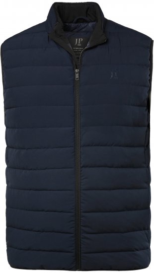 JP1880 Quilted Vest Techno Down Padding Navy - Jassen - Grote Maten Herenjassen