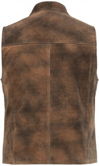 JP1880 Vest Traditional Cowhide Brown - Trachten & Oktoberfest - Oktoberfest kleding in grote maten (Trachten)