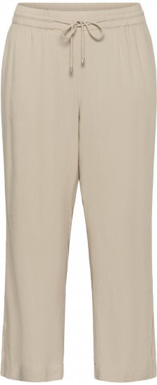 Kaffe Curve Mille Wide Pants Feather Grey - Stoffen broeken - 