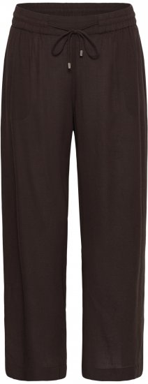 Kaffe Curve Mille Wide Pants Coffee Brown - Stoffen broeken - 
