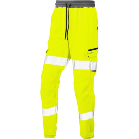 Leo Hawkridge Ecoviz High Performance 4X Stretch Trouser Hi-Vis Yellow - Werkkleding - Werkkleding Grote Maten Heren