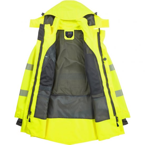 Leo Clovelly EcoViz 15K Performance Breathable Anorak - Werkkleding - Werkkleding Grote Maten Heren