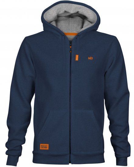 Motley Denim Copenhagen Hoodie Dark Indigo - Sweaters & hoodies - Sweaters & Hoodies Grote Maten Heren