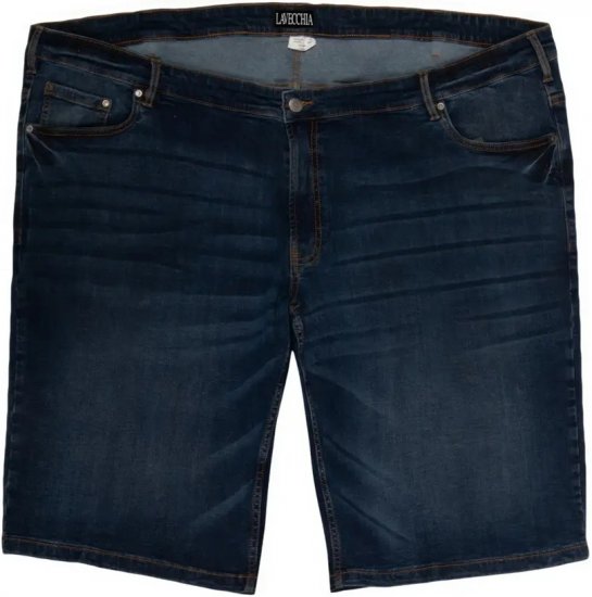 Lavecchia 0908 Bermuda Denim Shorts Blue - Shorts - Grote Maten Korte Broeken Heren