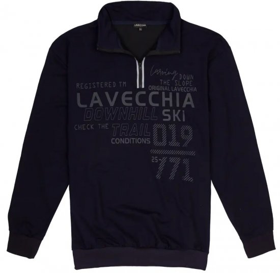 Lavecchia 2029 Sweatshirt Navy - Sweaters & Hoodies - Sweaters & Hoodies Grote Maten Heren