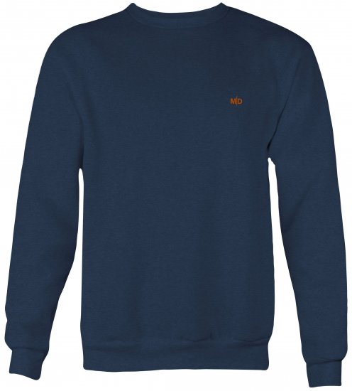 Motley Denim Oslo Sweatshirt Dark Indigo - Sweaters & hoodies - Sweaters & Hoodies Grote Maten Heren