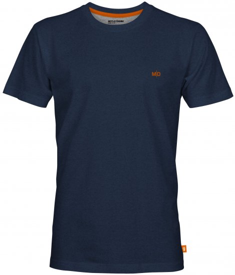 Motley Denim Stockholm T-shirt Dark Indigo - T-shirts - Grote Maten T-shirts Heren