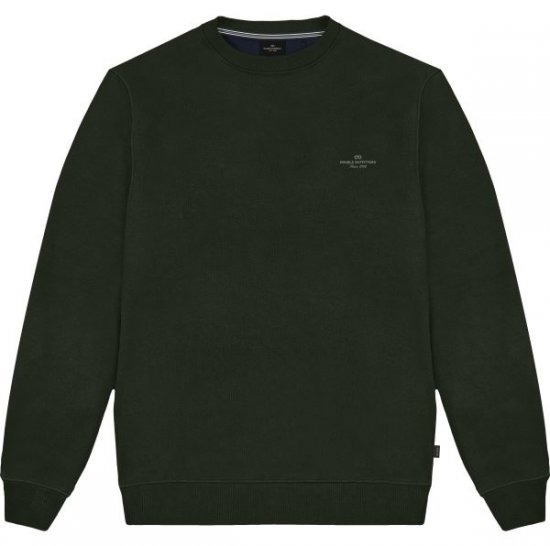 Double Outfitters MTOP-1141 Sweater Donkergroen - Sweaters & hoodies - Sweaters & Hoodies Grote Maten Heren
