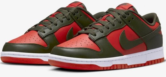 Nike Dunk Low Red Sneakers - Herenschoenen 40-52 - 