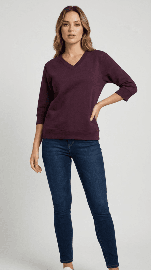 Nora Mikken GELINA Sweater Mauve Wine - DAMESKLEDING XS-XXL - 