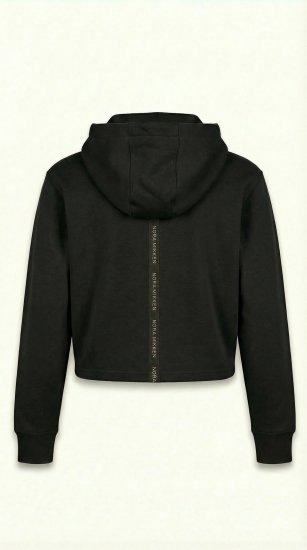 Nora Mikken KAMILLA Cropped Hoodie Black - DAMESKLEDING XS-XXL - 
