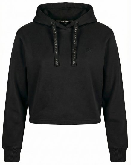 Nora Mikken KAMILLA Cropped Hoodie Black - DAMESKLEDING XS-XXL - 