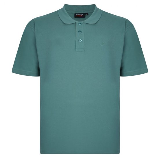 Espionage P074C Poloshirt Korte Mouw Sparrengroen - Polo shirts - Grote Maten Poloshirts Heren