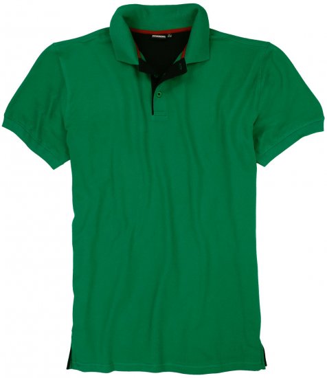 Adamo Pablo Comfort fit Polo shirt Green - Polo shirts - Grote Maten Poloshirts Heren