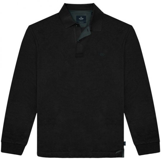 Double Outfitters PS-3097 Polo Shirt Embroidered Black - Polo shirts - Grote Maten Poloshirts Heren