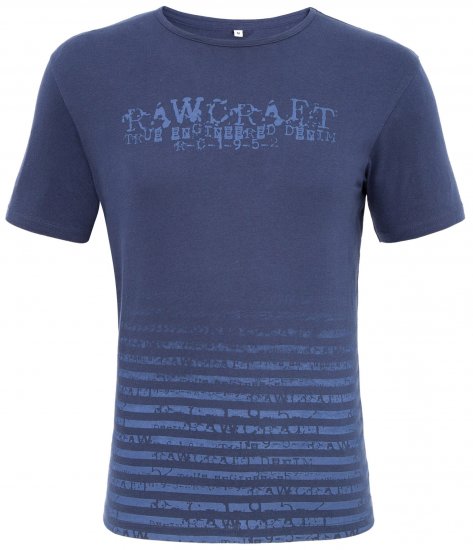 Rawcraft Reeder T-shirt Blue - T-shirts - Grote Maten T-shirts Heren