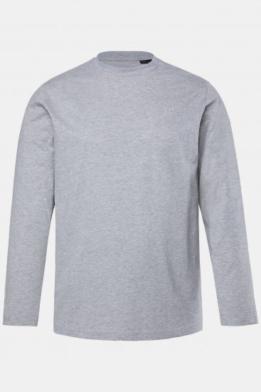 JP1880 Long Sleeve OEKO-TEX T-Shirt Grey - T-shirts - Grote Maten T-shirts Heren