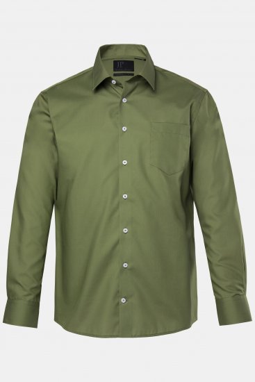 JP1880 Shirt Business Long Sleeve Green - Hemden - Overhemden Grote Maten Heren