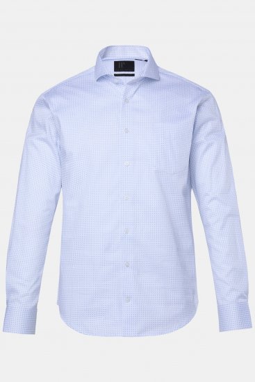 JP1880 Business Shirt Long Sleeve Snow White - Hemden - Overhemden Grote Maten Heren