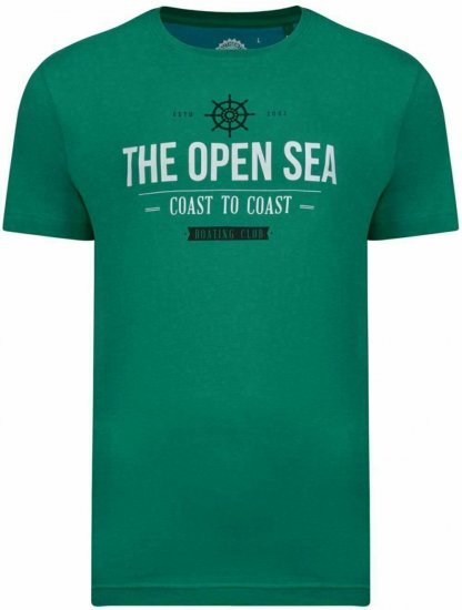 Kam Jeans 5254 Shamrock T-shirt - T-shirts - Grote Maten T-shirts Heren