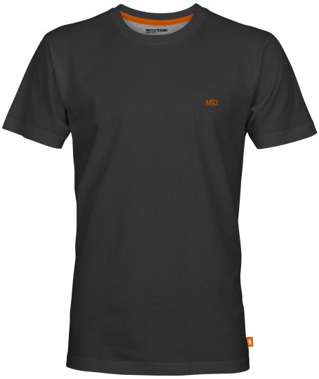 Motley Denim Stockholm T-shirt Charcoal - T-shirts - Grote Maten T-shirts Heren