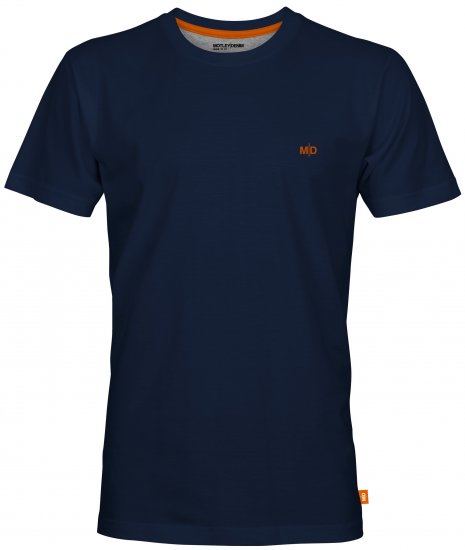 Motley Denim Stockholm T-shirt Navy - T-shirts - Grote Maten T-shirts Heren