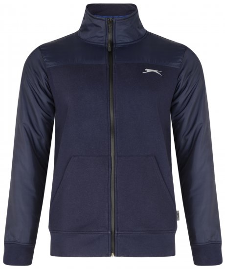 Slazenger Tatum Funnel Neck Navy - Sweaters & hoodies - Sweaters & Hoodies Grote Maten Heren