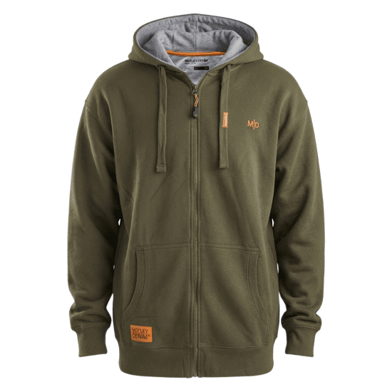 Motley Denim Copenhagen Hoodie Dark Khaki - Sweaters & hoodies - Sweaters & Hoodies Grote Maten Heren