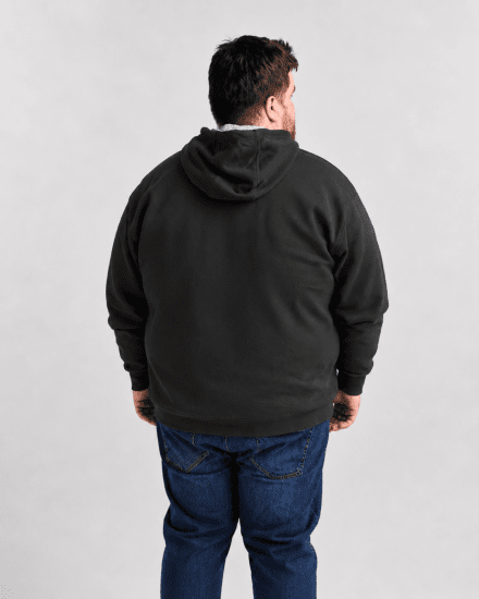 Motley Denim Copenhagen Hoodie Charcoal - Sweaters & hoodies - Sweaters & Hoodies Grote Maten Heren