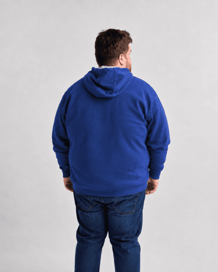 Motley Denim Copenhagen Hoodie Royal Blue - Sweaters & hoodies - Sweaters & Hoodies Grote Maten Heren