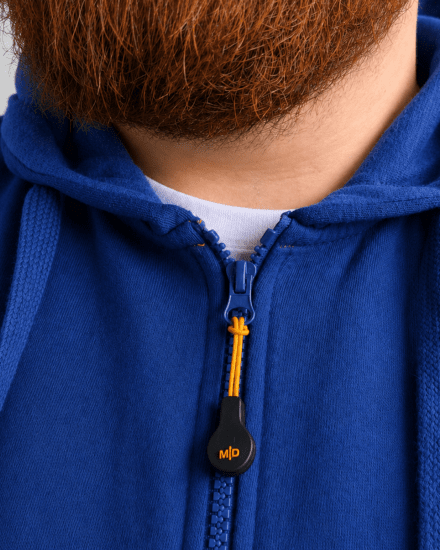 Motley Denim Copenhagen Hoodie Royal Blue - Sweaters & hoodies - Sweaters & Hoodies Grote Maten Heren