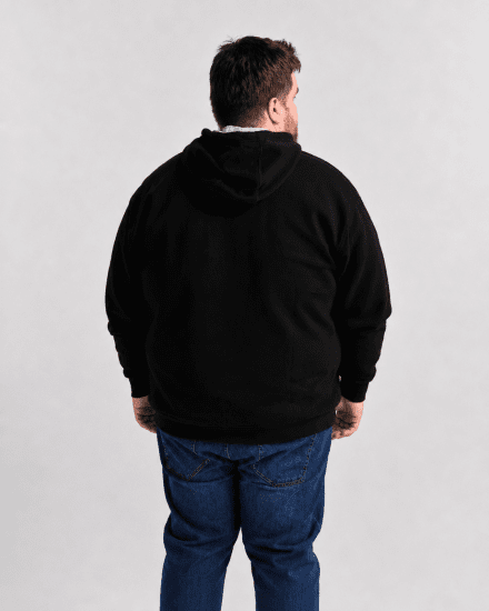 Motley Denim Copenhagen Hoodie Black - Sweaters & hoodies - Sweaters & Hoodies Grote Maten Heren