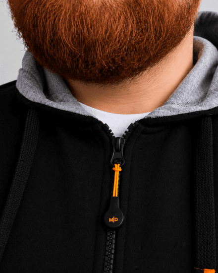 Motley Denim Copenhagen Hoodie Black - Sweaters & hoodies - Sweaters & Hoodies Grote Maten Heren