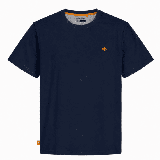 Motley Denim Stockholm T-shirt Navy - T-shirts - Grote Maten T-shirts Heren