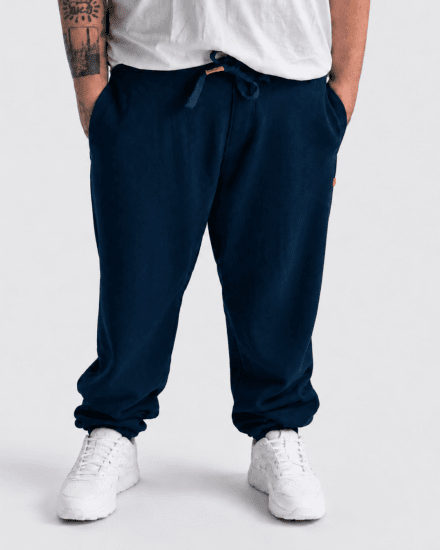 Motley Denim Berlin Sweatpants Dark Indigo - Joggingbroeken & shorts - Joggingbroeken & Shorts Heren Grote Maten