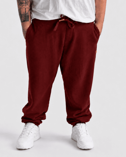 Motley Denim Berlin Sweatpants Red - Joggingbroeken & shorts - Joggingbroeken & Shorts Heren Grote Maten